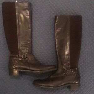 Elegant Brown Knee-High Women's Boots